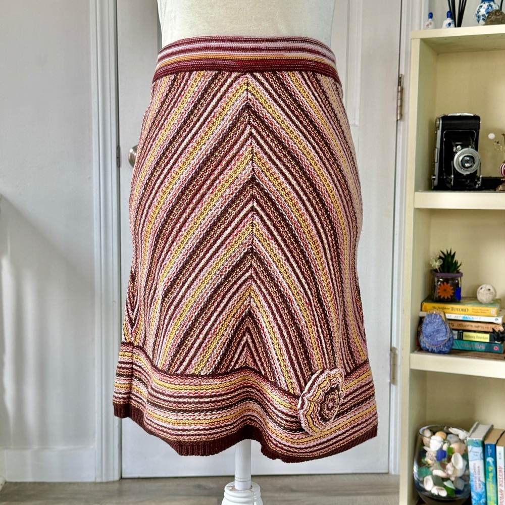Anthropologie Viola Chevron Knit Sweater Pencil Skirt (size XS) - Picture 2 of 9